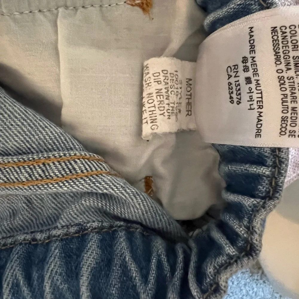 MOTHER Women's Relaxed Blue Jeans - Picture 5 of 5